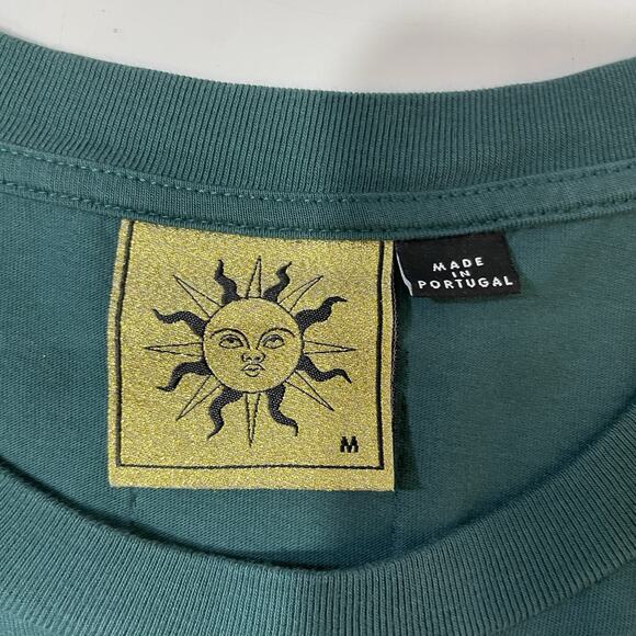 Lazy Oaf x Laura Callaghan Moon Embroidered T-shirt Designer Avant Garde Medium - Picture 3 of 7